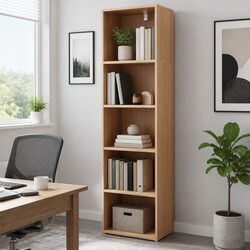 Enhance Your Space with a Stylish 5-Tier Bookshelf