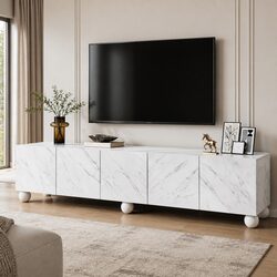 Elevate Your Living Space with a 200cm White TV Unit