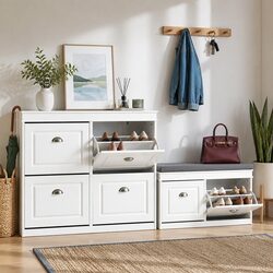 Shoe Storage and Seating for Your Entryway