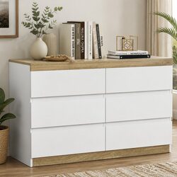 Elevate Your Bedroom with a Spacious 6 Drawer Chest
