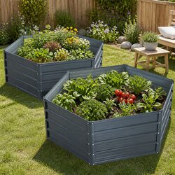 Transform Your Space with 130x130x46cm Raised Garden Beds