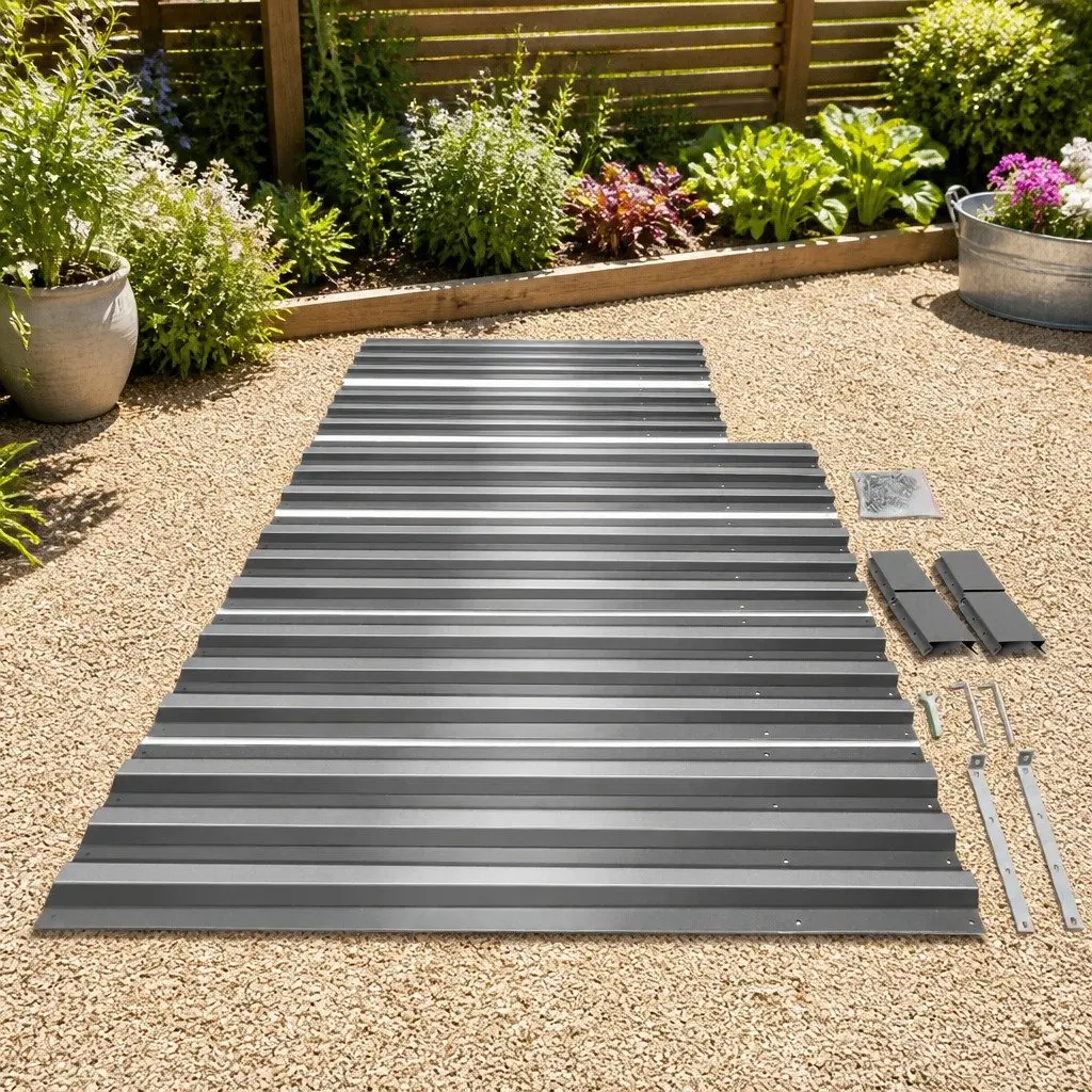 Raised Garden Bed 150x90cm Galvanised Steel Weather Resistant Planter Box