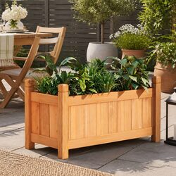 Elevated Wooden Planter Box 60x30x33cm for Your Garden