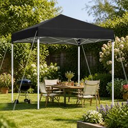 Enhance Your Outdoor Space with 2x2m Black Gazebo