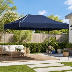 Versatile 3x4.5m Gazebo Tent for Outdoor Enjoyment in Navy