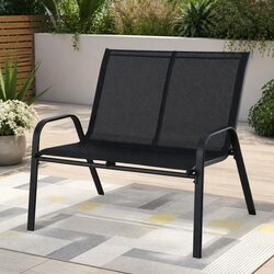 Enhance Your Outdoor Space with This 2-Seat Bench