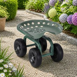 Enhance Your Gardening with Our Adjustable Rolling Seat