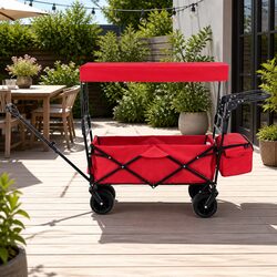 Elevate Your Outdoor Activities with This Garden Trolley
