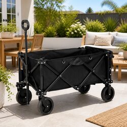Enhance Your Outdoor Experience with This Garden Trolley