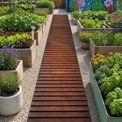 Transform Your Outdoor Space with a Charcoal Decking Pathway