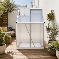 Enhance Your Space with Aluminium Polycarbonate Greenhouse 3.1M x 1.9M