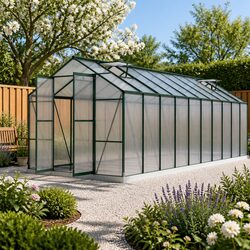 Create Your Perfect Garden Space with Our Greenhouse 6.3x2.44x2.1M