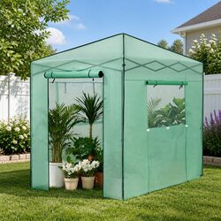 Enhance Your Garden with a Walk-In Greenhouse 180x240x240cm