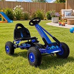 Enhance Outdoor Fun with a Blue Kids Pedal Go Kart