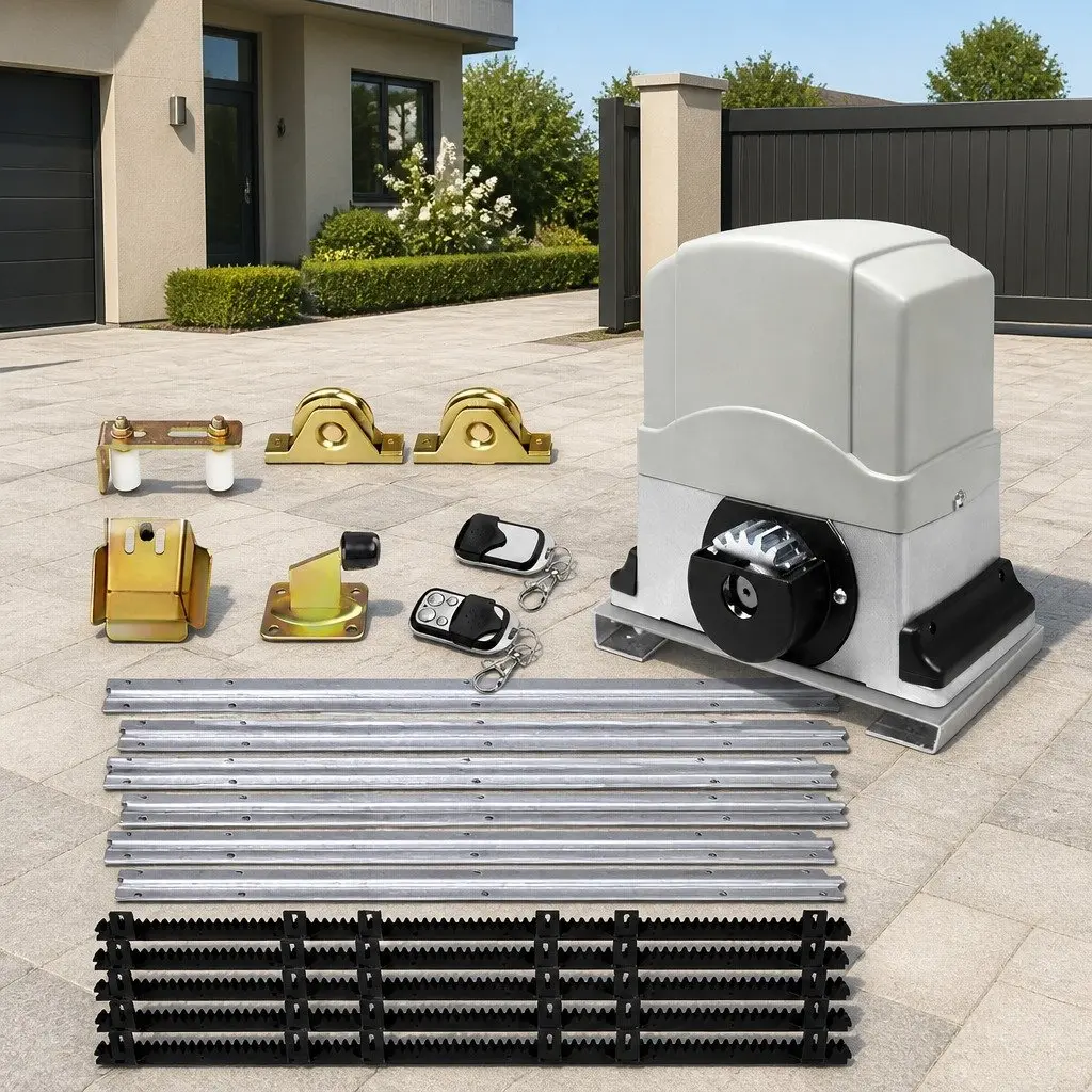 Electric Sliding Gate Opener 1200KG 6M Automatic Motor with Remote Control