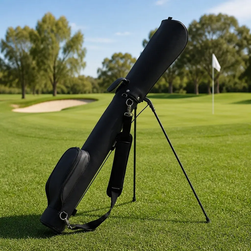 Golf Stand Bag Lightweight Compact Portable Practice with Insulated Pocket and Padded Shoulder Strap