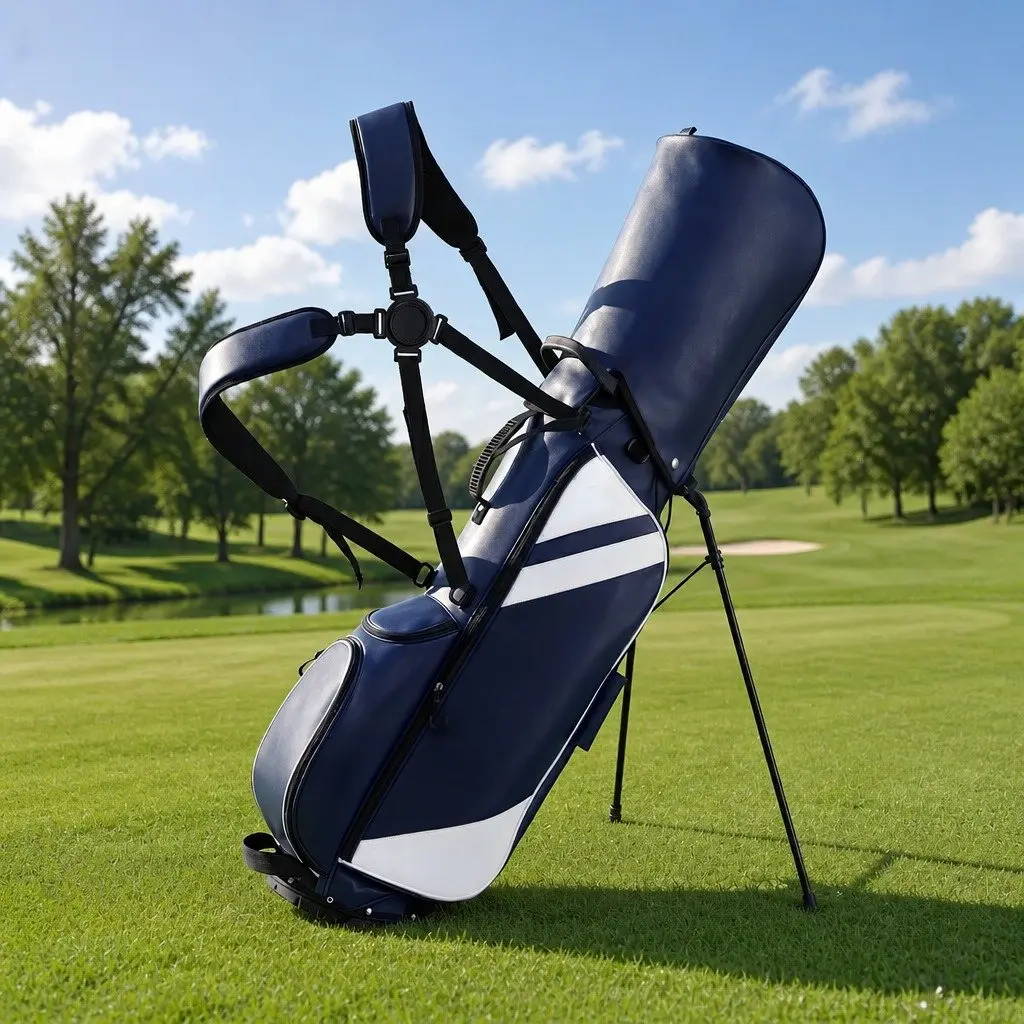 Golf Stand Bag Lightweight Dual Strap Independent Club Divider