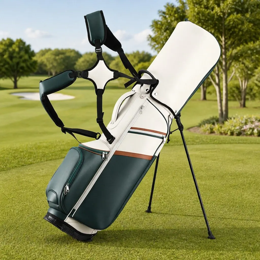 Golf Stand Bag Lightweight Dual Strap Independent Club Divider