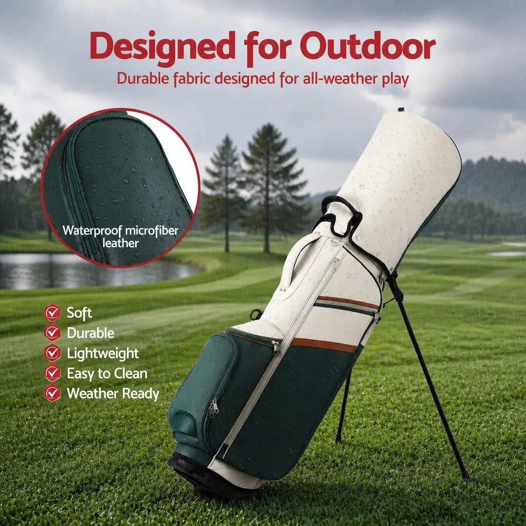 Golf Stand Bag Lightweight Dual Strap Independent Club Divider