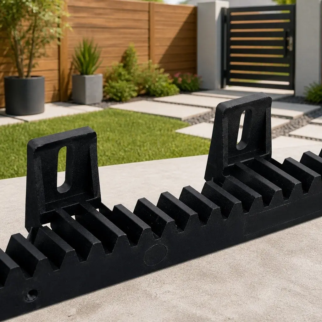 Sliding Gate Opener Rack Rail Kit 4 Piece Heavy Duty Nylon Reinforced Steel Core