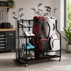 Golf Bag Storage Rack for an Organized Lifestyle