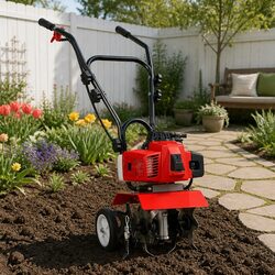 Transform Your Garden with a 63cc Hand-held Tiller