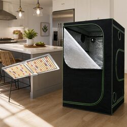 Indoor Grow Tent Light System 100x100x200CM 220W LED