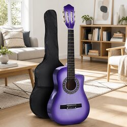 Purple 34 Inch Classical Guitar for Young Musicians