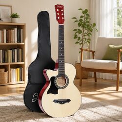 Enhance Your Sound with This 38 Inch Left Handed Acoustic Guitar