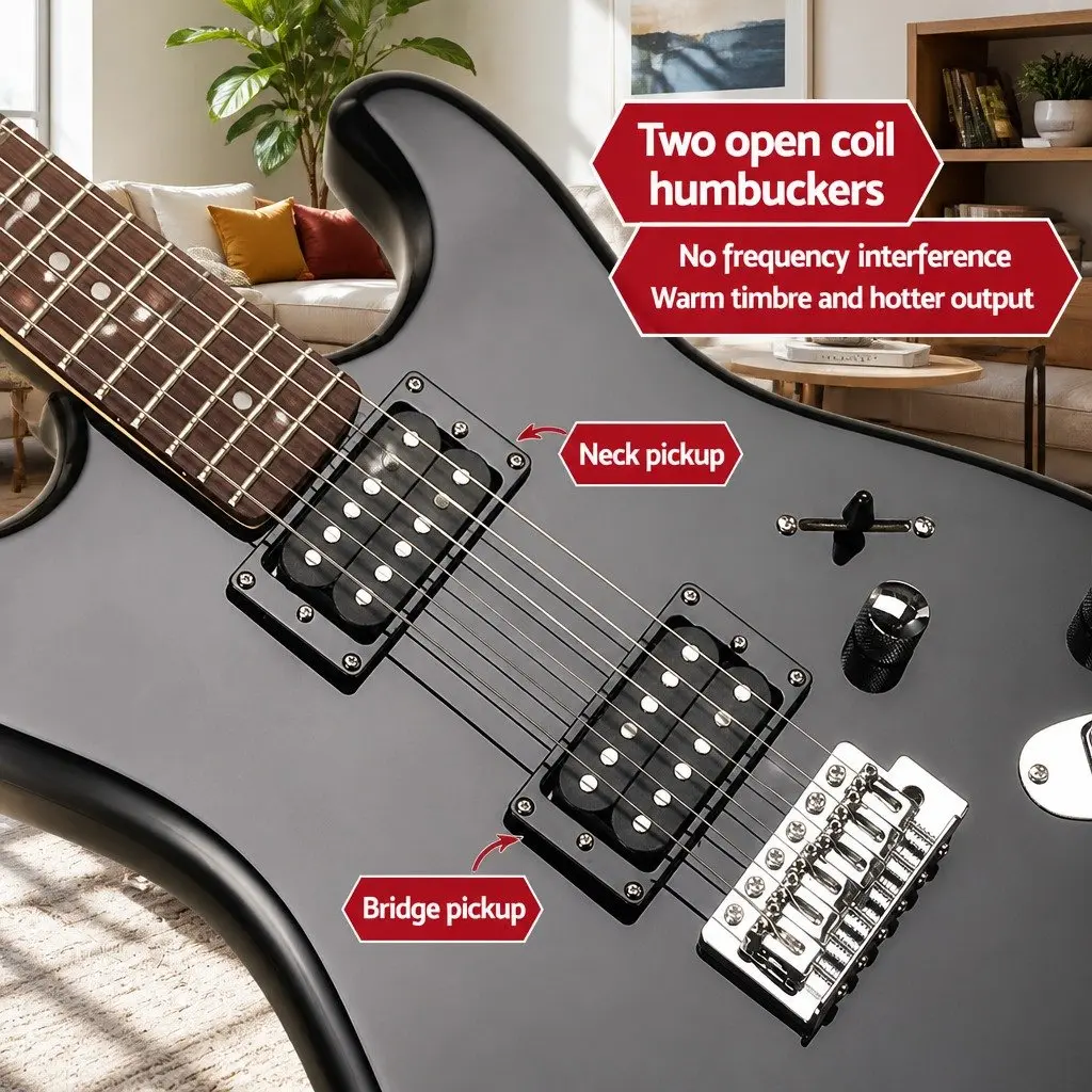 41 Inch Electric Guitar Solid Body Humbucker Pickups 3-Way Switch