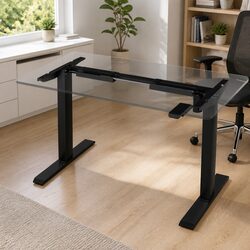 Enhance Your Workspace with This Adjustable Desk Frame