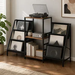 Elevate Your Space with a Chic Record Player Stand