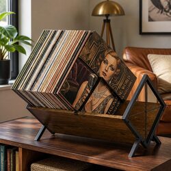 Vinyl Record Shelf: Stylishly Enhance Your Space