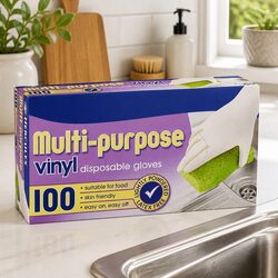 Vinyl Gloves 100 Pack for a Clean and Organized Space