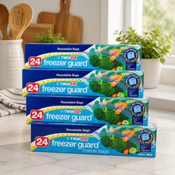 Freezer Guard Bags 24pk x4 for a Tidy Kitchen Space