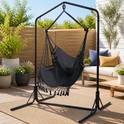 Transform Your Space with a Grey Hammock Chair and Stand