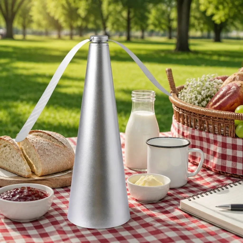 Fly Repellent Device Portable Chemical Free Soft Blade Battery Operated Safe for Kitchen Garden