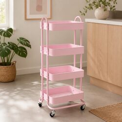 Stylish 4-Tier Storage Cart for Your Home Spaces