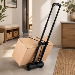 Portable Folding Hand Trolley - Perfect for Travel Needs