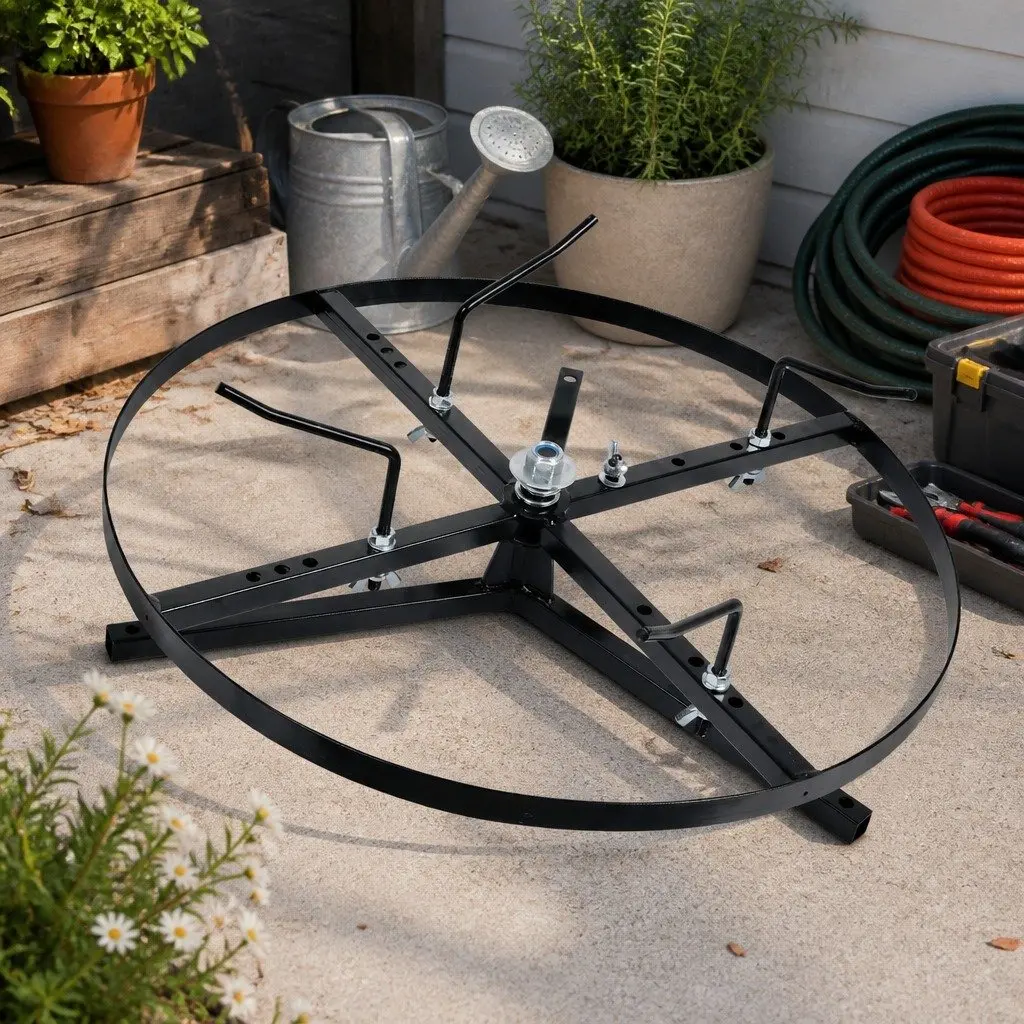 Wire Spinner Dispenser Heavy Duty Cast Iron Adjustable Brake 360 Degree Rotatable Disk