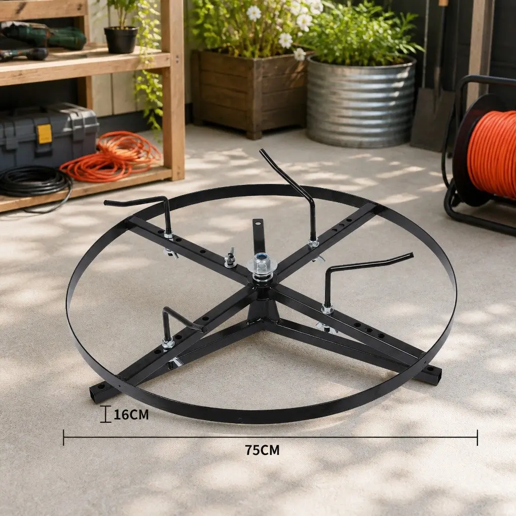 Wire Spinner Dispenser Heavy Duty Cast Iron Adjustable Brake 360 Degree Rotatable Disk