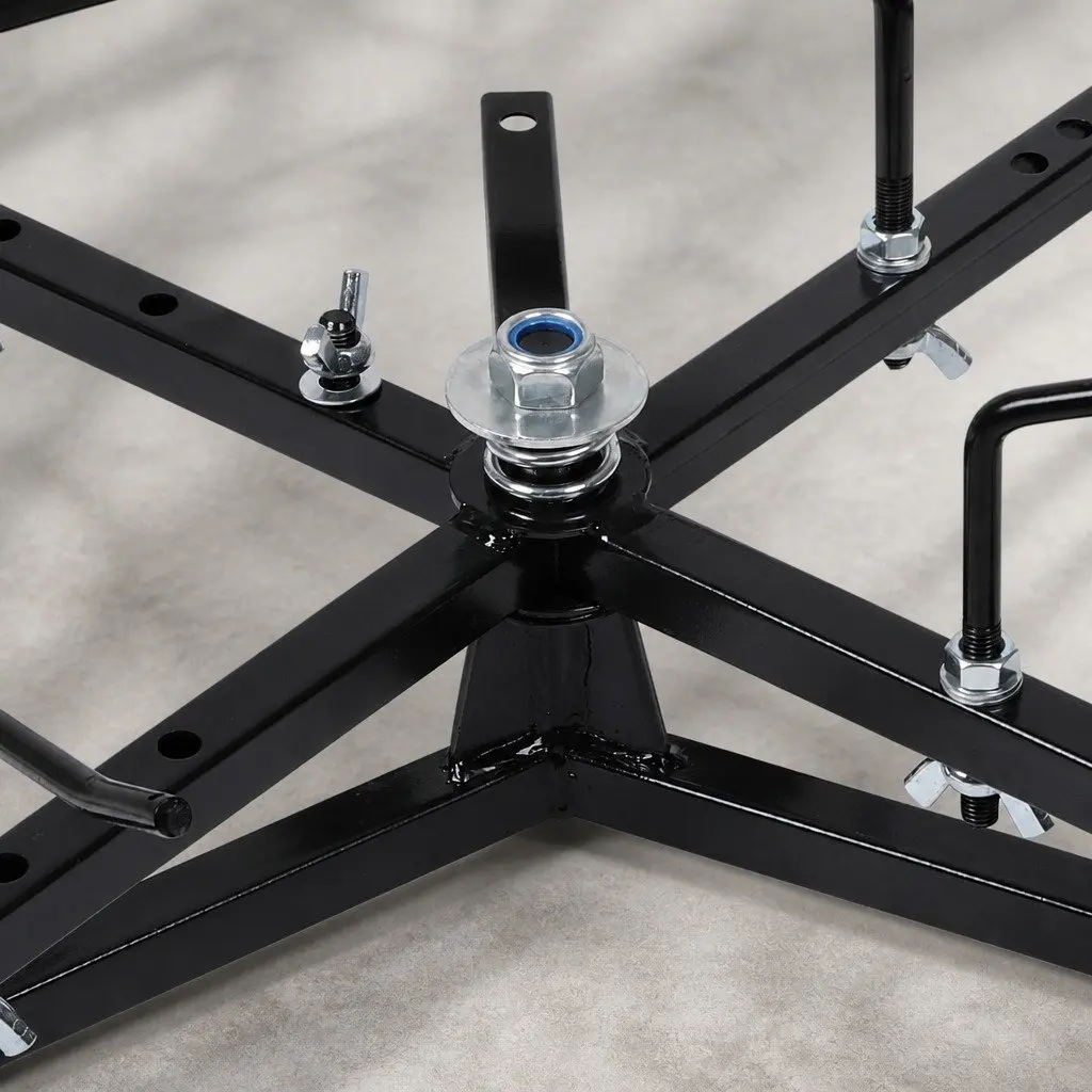 Wire Spinner Dispenser Heavy Duty Cast Iron Adjustable Brake 360 Degree Rotatable Disk