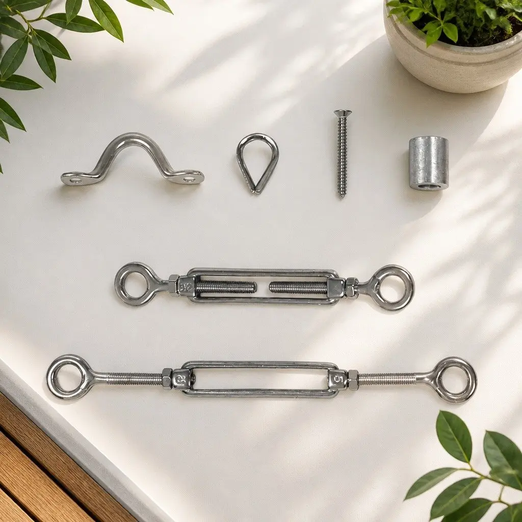 Wire Rope Kit 3.2mm Stainless Steel Balustrade Fence Installation Components