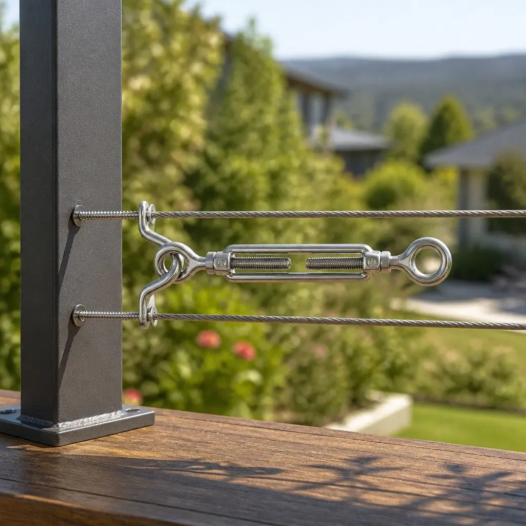 Wire Rope Kit 3.2mm Stainless Steel Balustrade Fence Installation Components