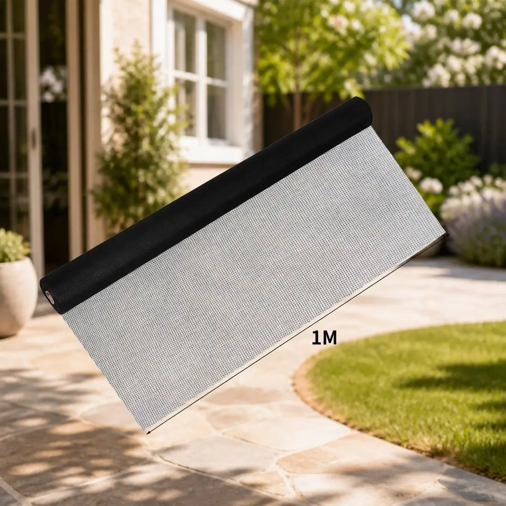 Insect Screen Mesh Roll 1M x 30M Fibreglass Easy Install Window Door Protection