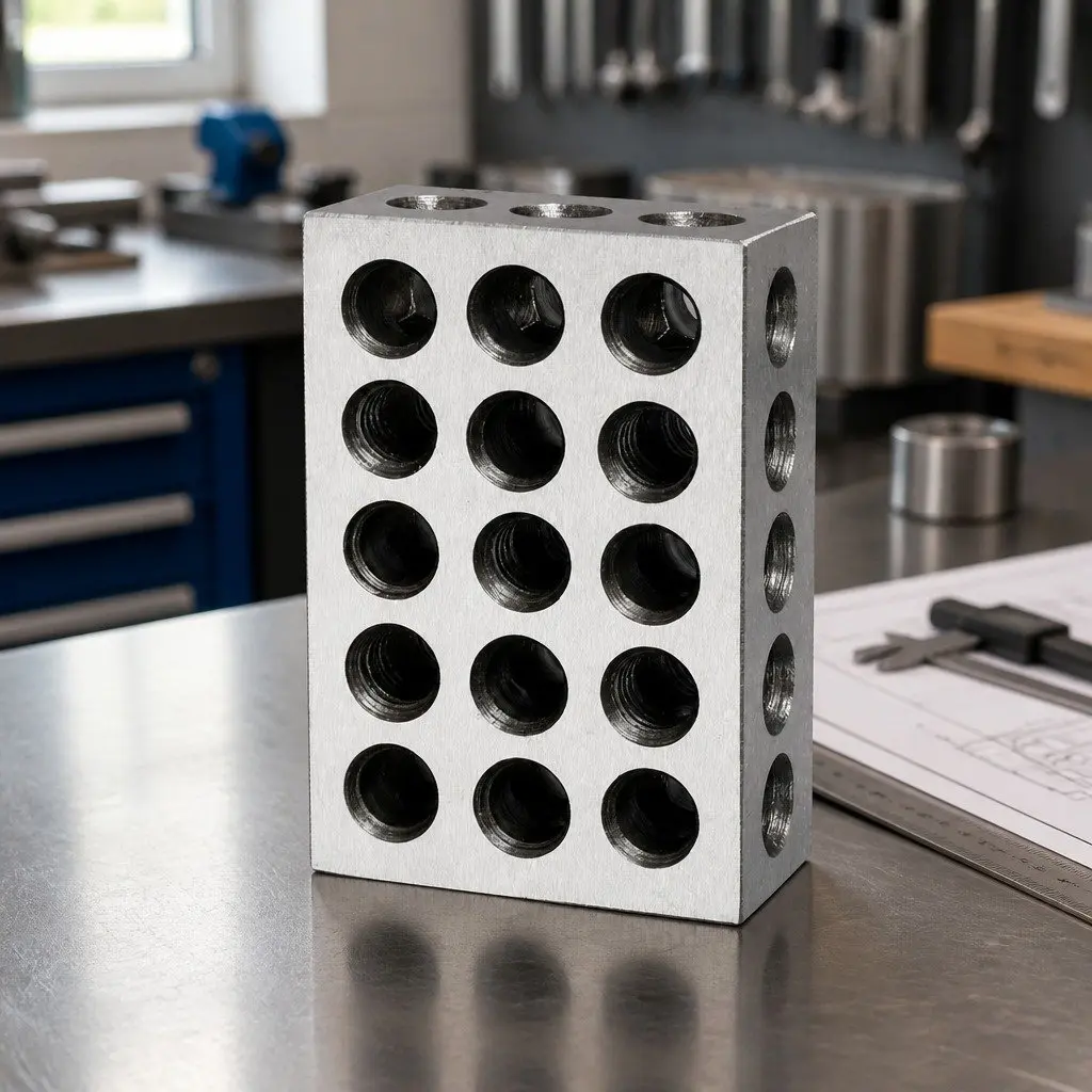Precision Gage Block Set 1" x 2" x 3" Hardened Steel for Setup Layout Inspection