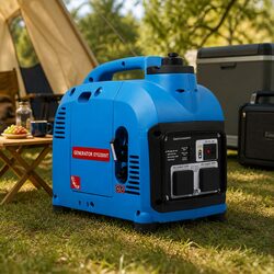 Portable Inverter Generator 2000W 4-Stroke Engine Dual 240V AC Outlet Camping