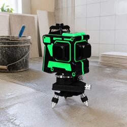 Green Laser Level Self-Levelling 12 Line Indoor Outdoor Tile Wall Marking Tool