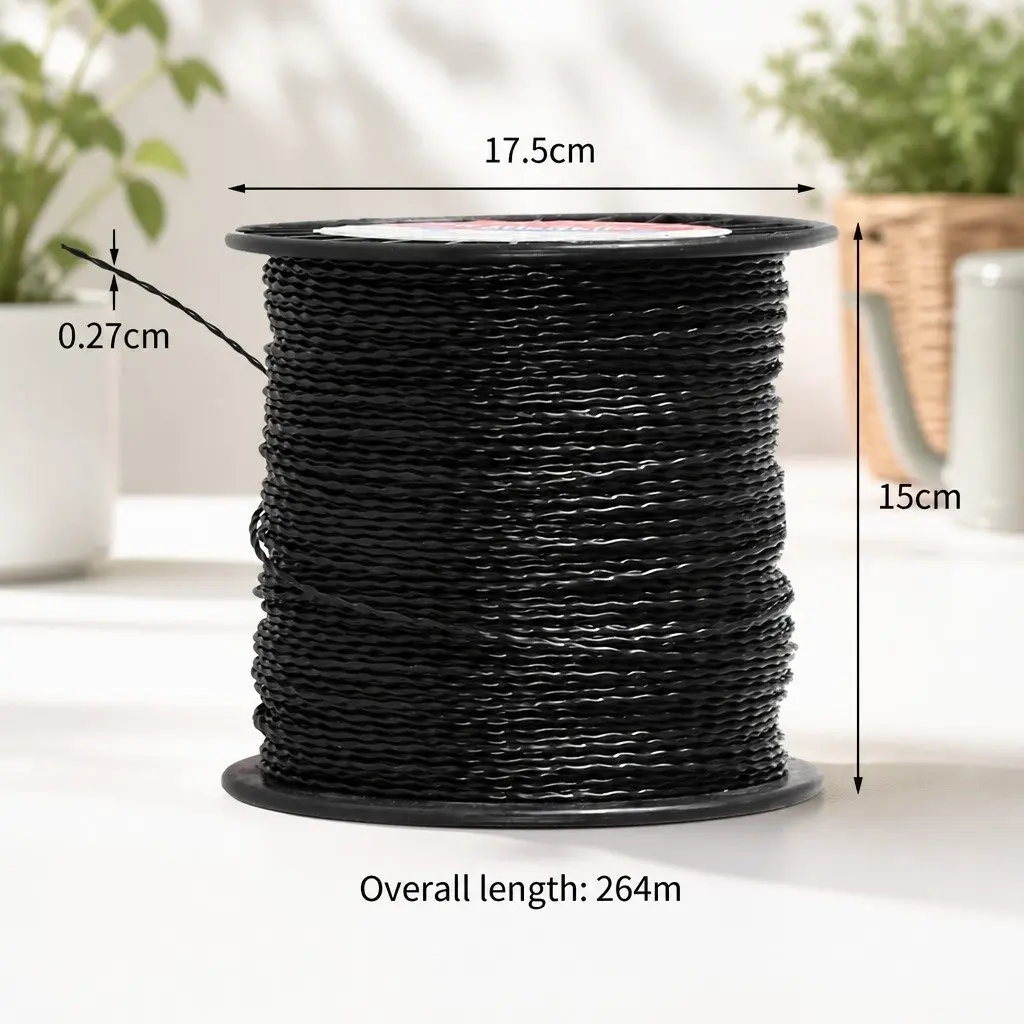 Trimmer Line 2.7mm Spiral Twist Nylon Cord for Whipper Snipper Weed Eater
