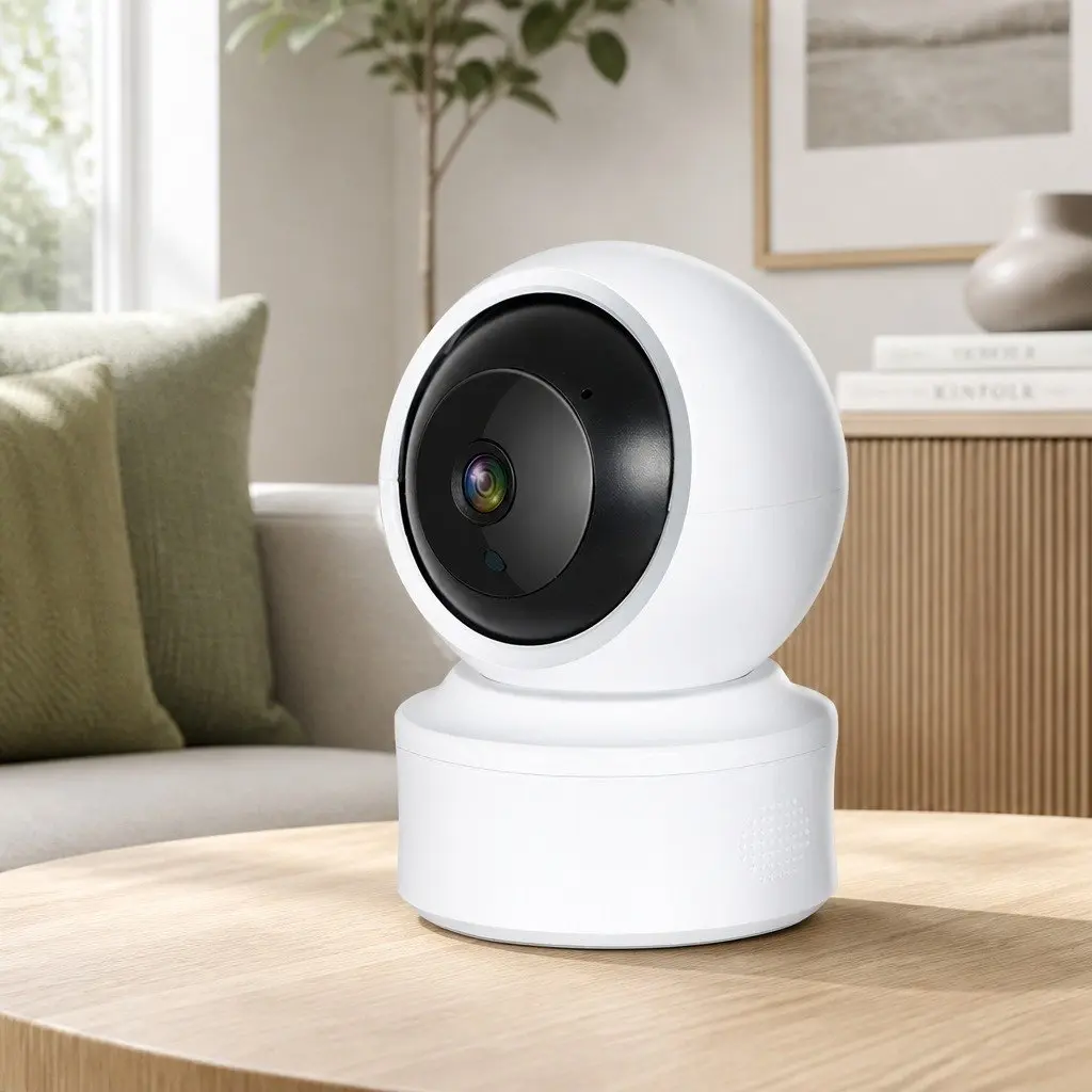 Indoor Wireless Security Camera 1080P HD Night Vision Pan Tilt Zoom 360° Rotation